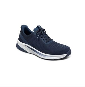 Orthofeet Men’s Tilos Hands‑Free Athletic Sneaker – Navy 20022M